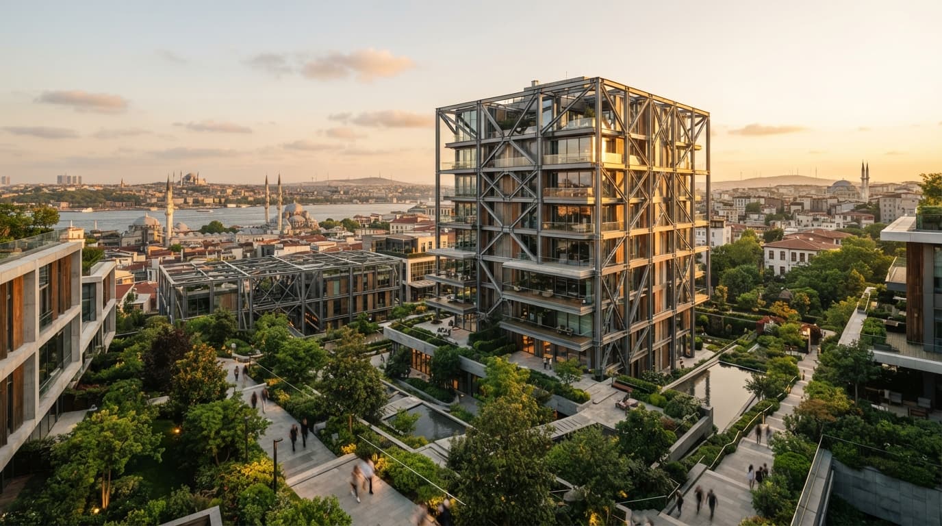 Betonun Ötesi: İstanbul'un Yeni Nesil İnşaatlarında Çelik Yapı Devrimi