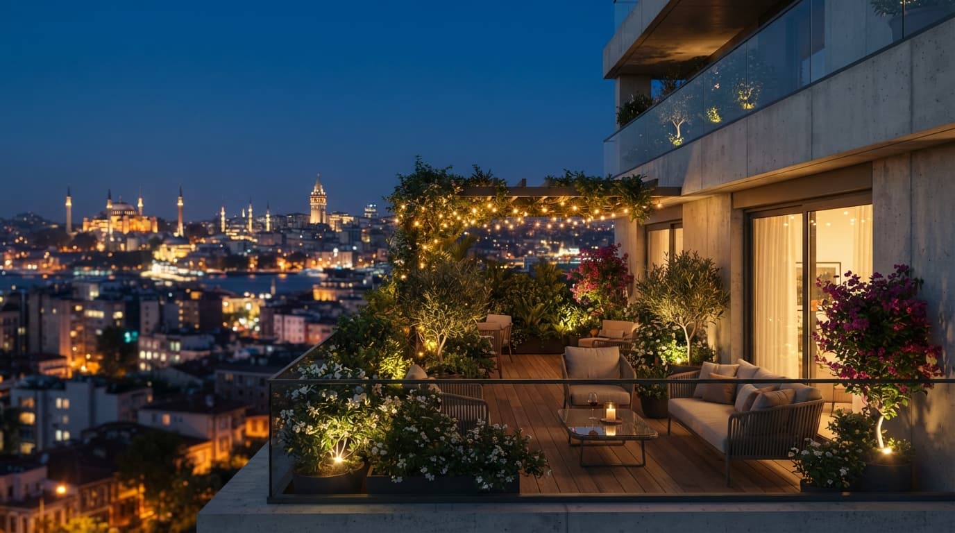 Betonun Kalbinde Saklı Cennetler: İstanbul’un Modern Teras ve Balkon Vizyonu
