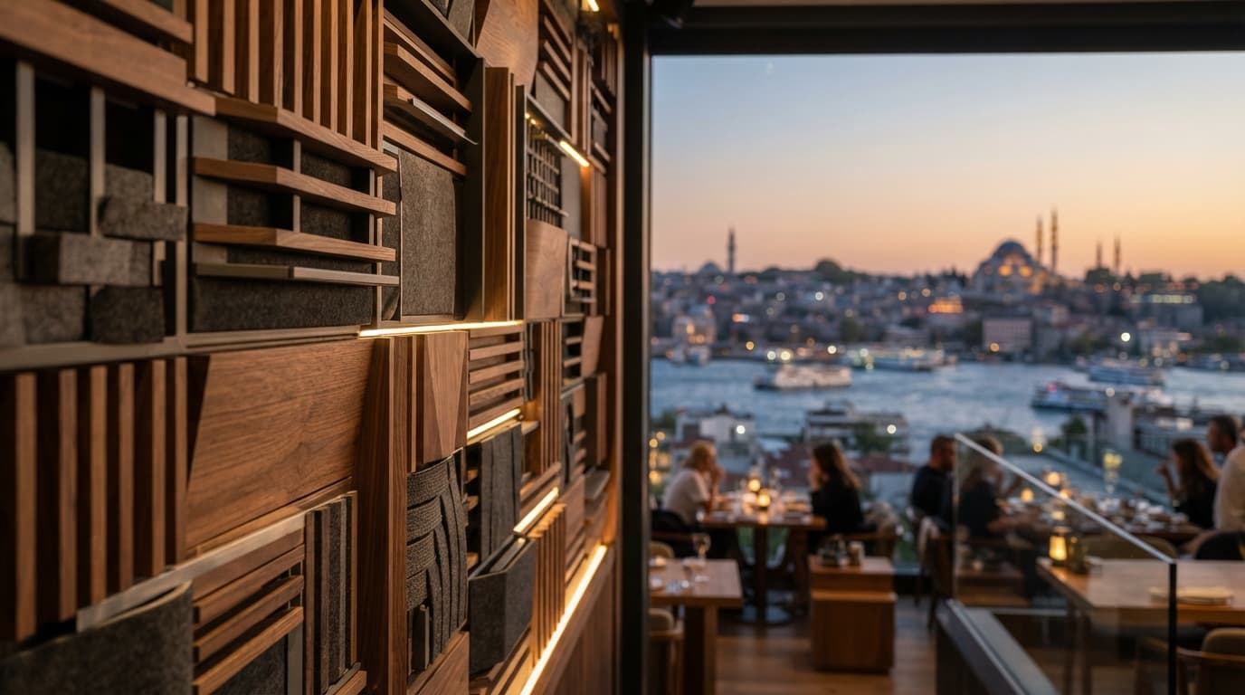 Mekanın Sesi: Restoran ve Kafe Tasarımında Akustiği Bir Dekorasyon Öğesine Dönüştürmek