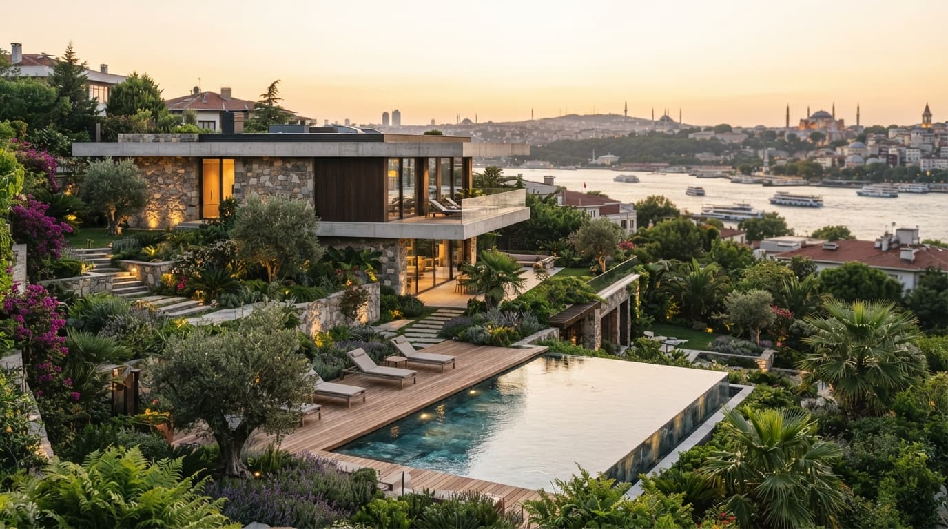 Betondan Yeşile: Villanızın Dış Mekanını Bir Vahaya Dönüştürmek